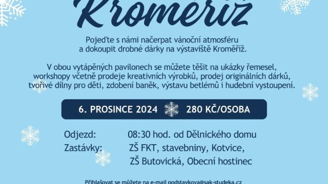 Vánoční zájezd Kroměříž