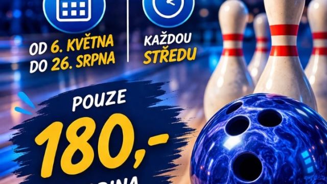 🎳 Středeční bowling za akční cenu